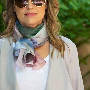 Silk Chiffon Scarf